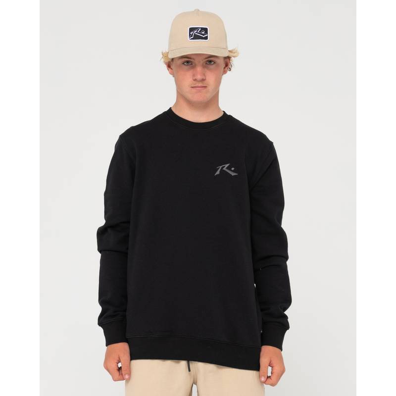 RUSTY ONE HIT WONDER CREW FLEECE Rundhalspullover Herren