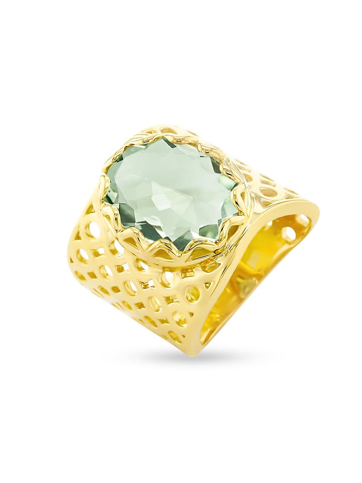 Les Petites Précieuses Vergold. Ring mit Edelstein günstig kaufen