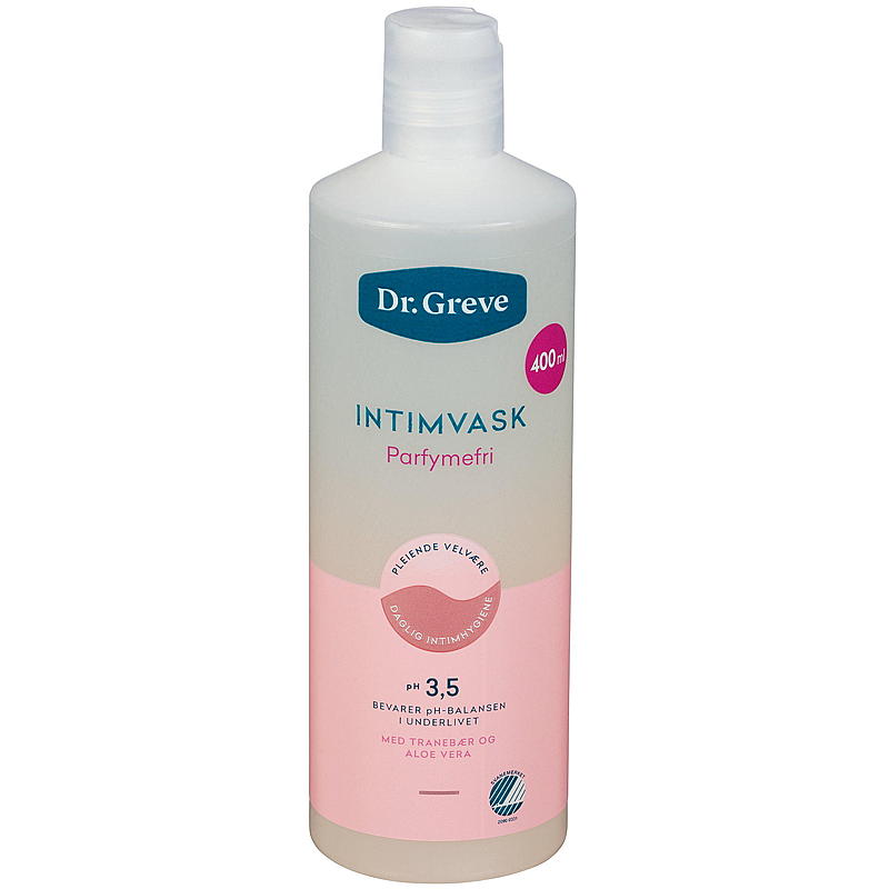 Dr Greve Intimvask 400 ml parfymefri, Dr Greve
