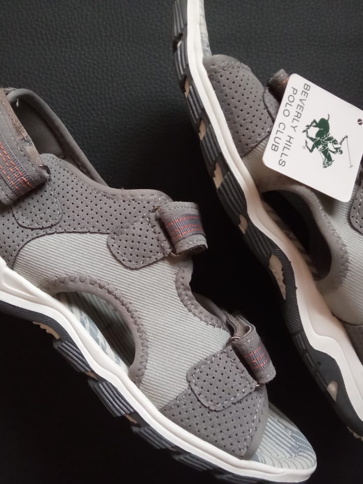 Beverly Hills Polo Club Sandalen in Grau Neu! günstig kaufen 37