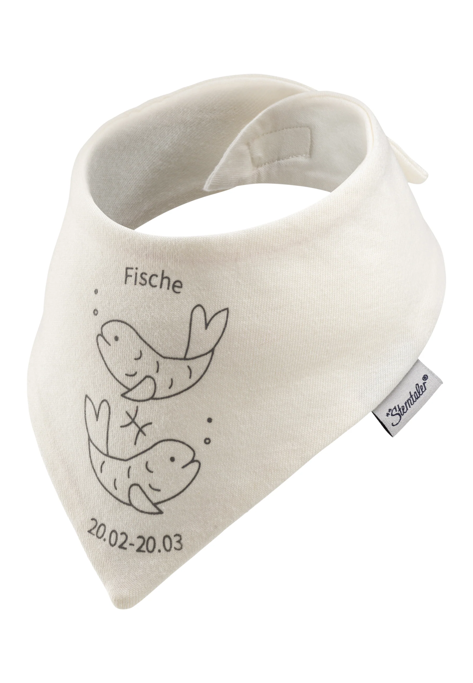 Halstuch mit Klettverschluss und Sternzeichen Motiv