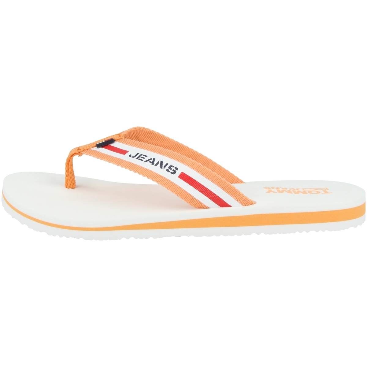 Tommy Hilfiger Tommy Jeans Chunky Tape Flat Beach Sandal Zehensandale orange