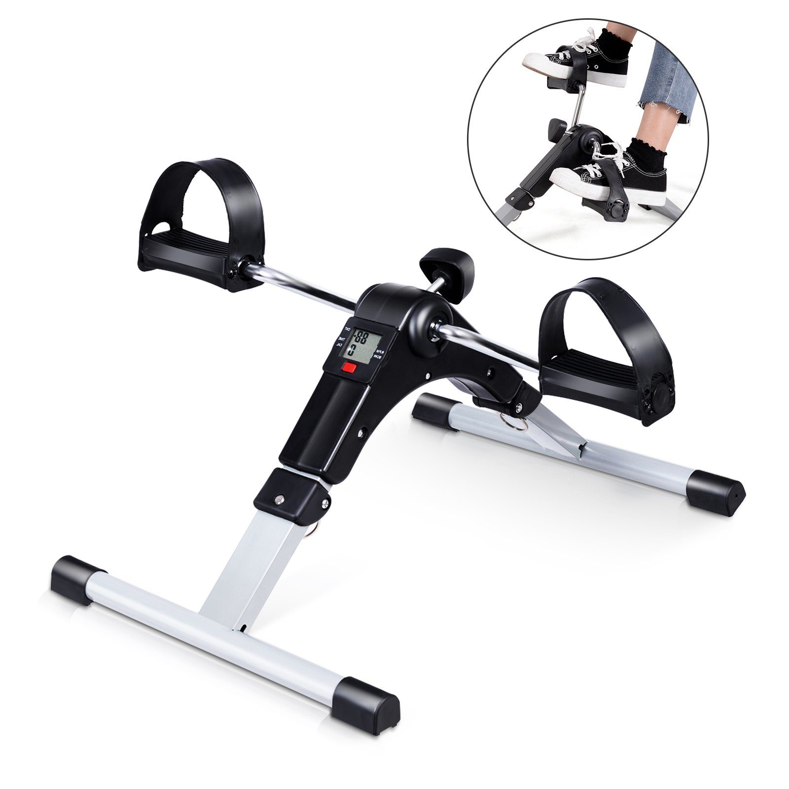 COSTWAY Heimtrainer Up-Down-Stepper, mit Einstellbarer Magnetwiderstand