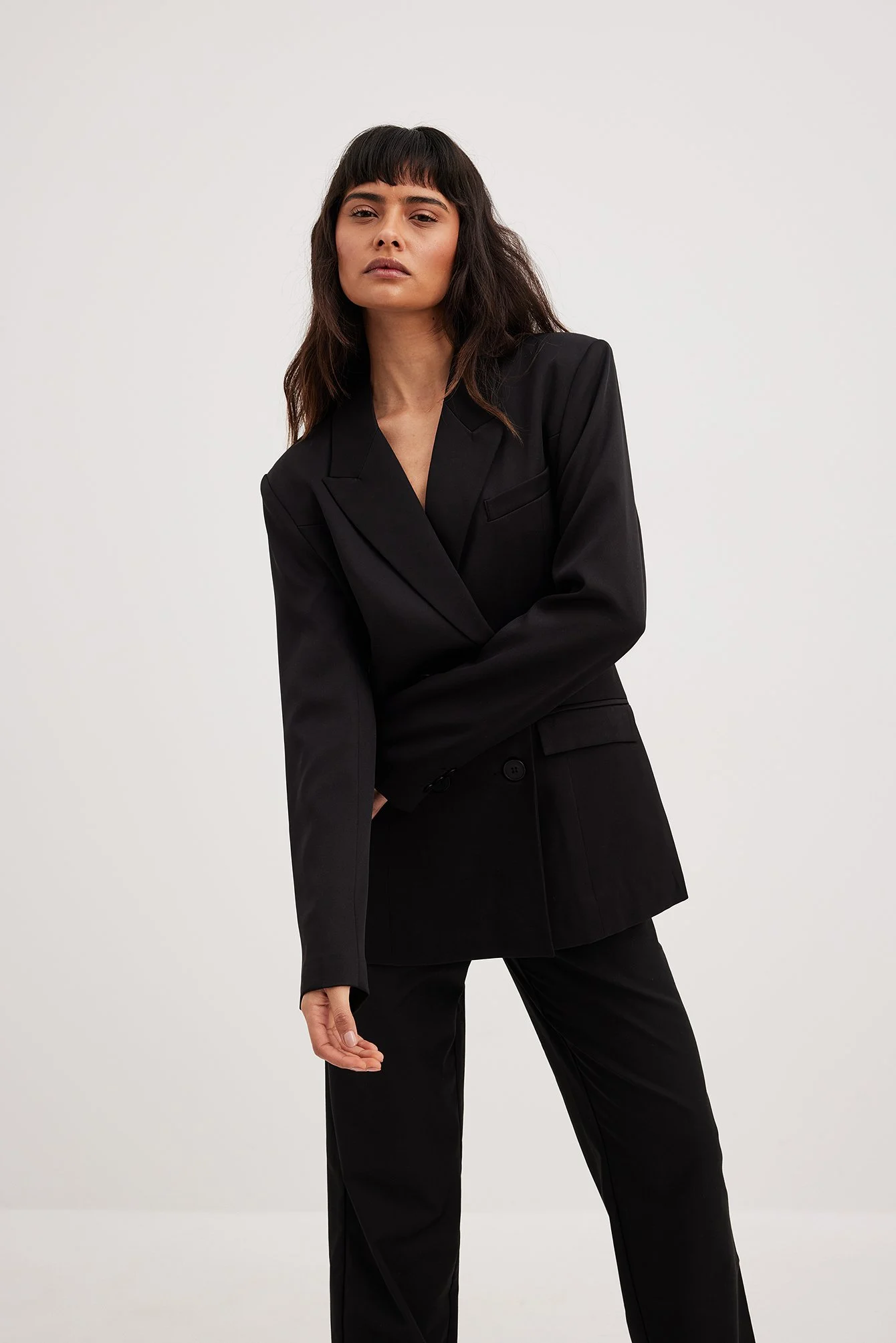 Taillierter, zweireihiger Blazer