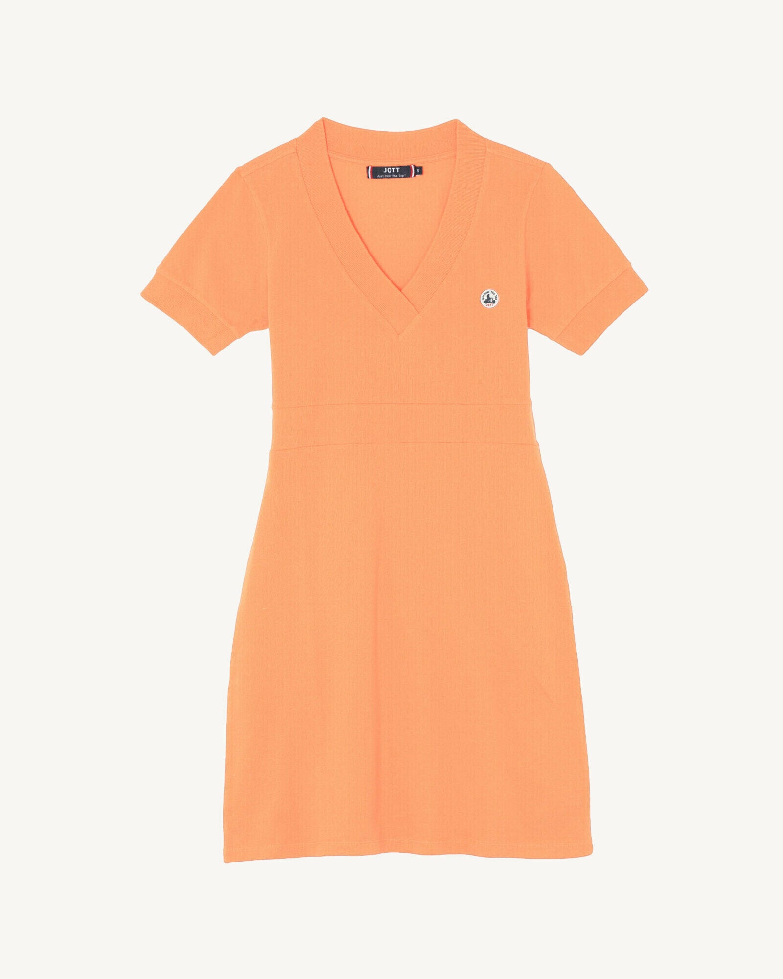 Robe polo manches courtes Orange fluo Olinda