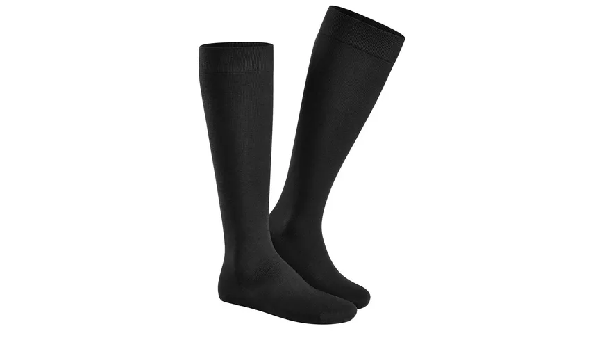 Hudson Herren Kniestrümpfe Only 2er Pack black