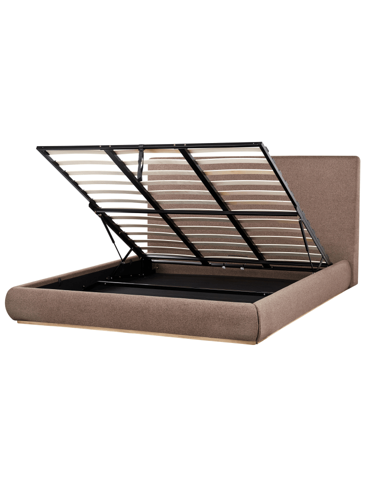 Beliani Doppelbett CAMPAGNE in Braun - (W) 199 x (H) 114 x (L) 232 cm günstig kaufen onesize