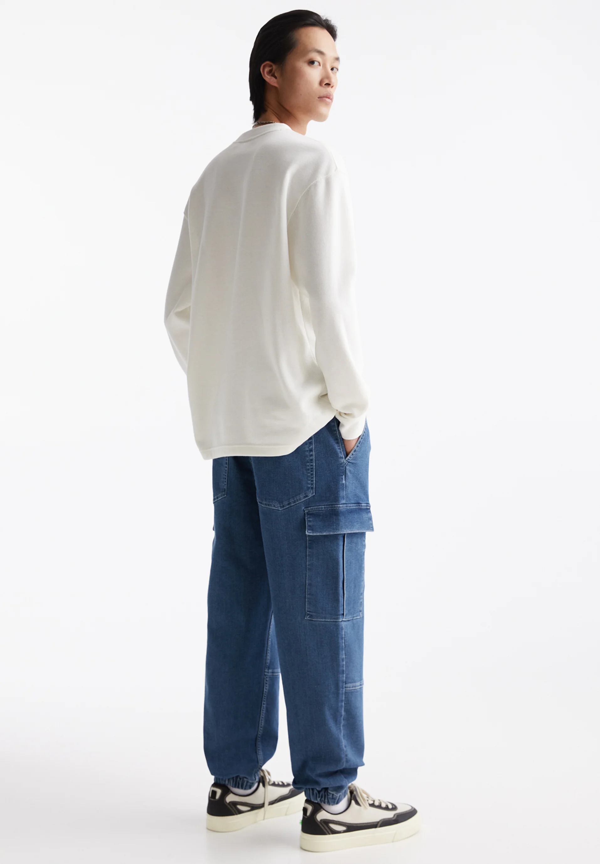 PULL&BEAR JOGGER - Vaqueros holgados