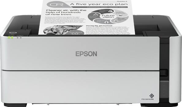 Epson EcoTank ET-M1180 Mono Tintenstrahl Drucker DIN A4 Schwarz, Weiß C11CG94402