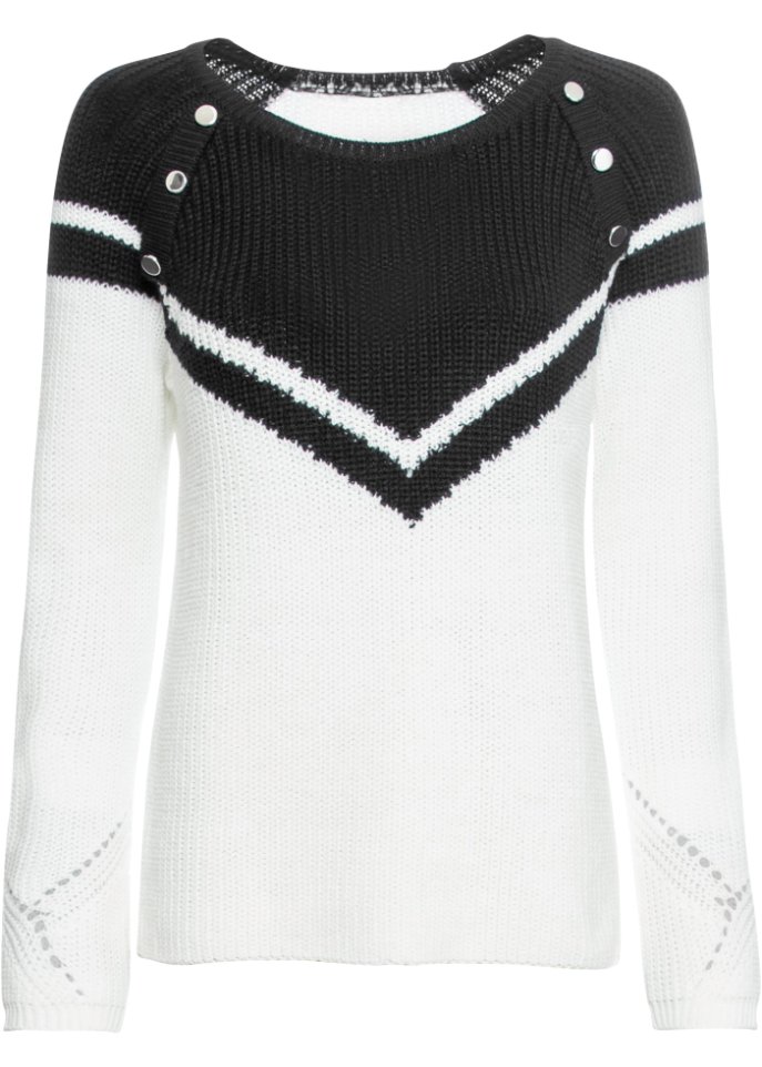 Pullover mit Knöpfen