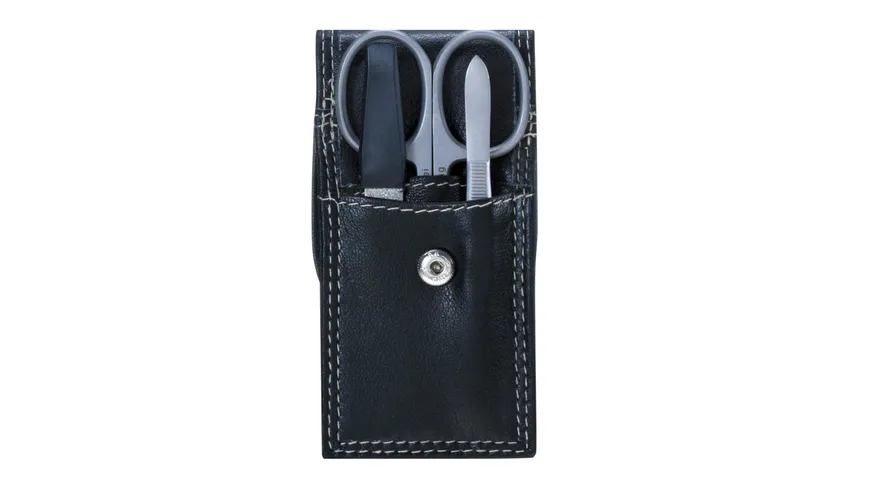 Maniküre Etui Leder 3-teilig
