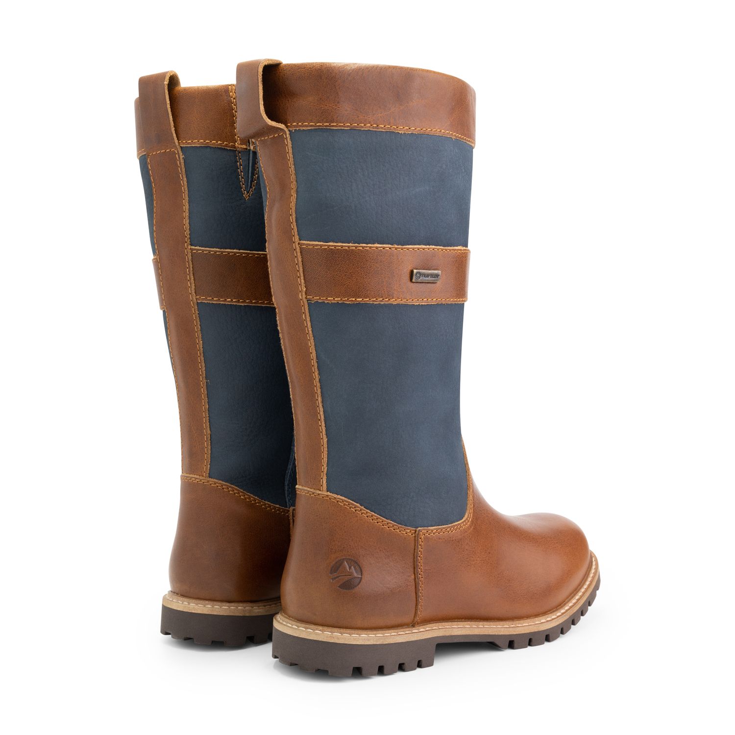 Travelin' Danmark blaue Damen Outdoorstiefel