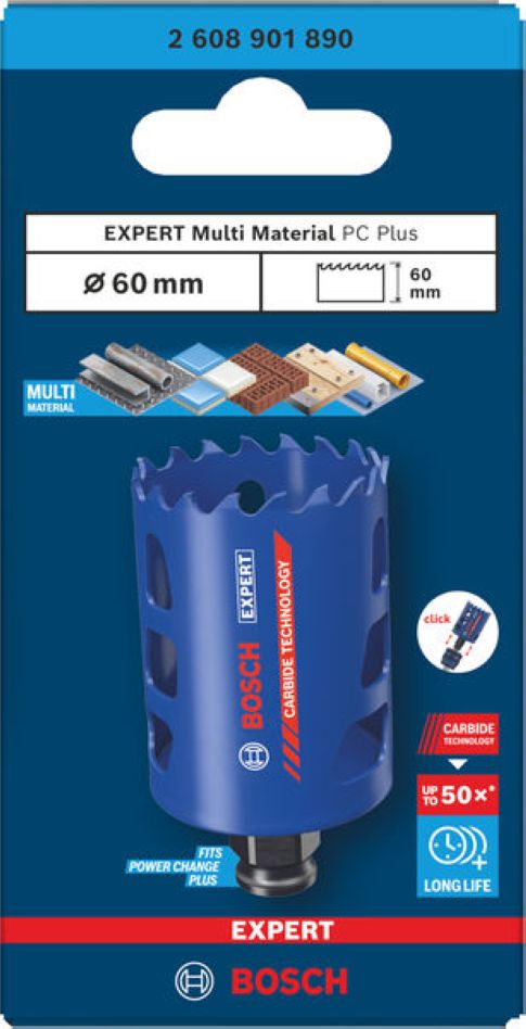 Bosch Blue Accessories 2608901890 EXPERT Power-Change Πριόνι Πολλαπλών Υλικών 60mm