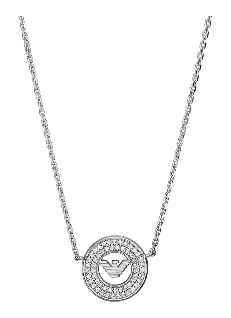 Emporio Armani Sterling silver necklace with cubic zirconia EG3585040