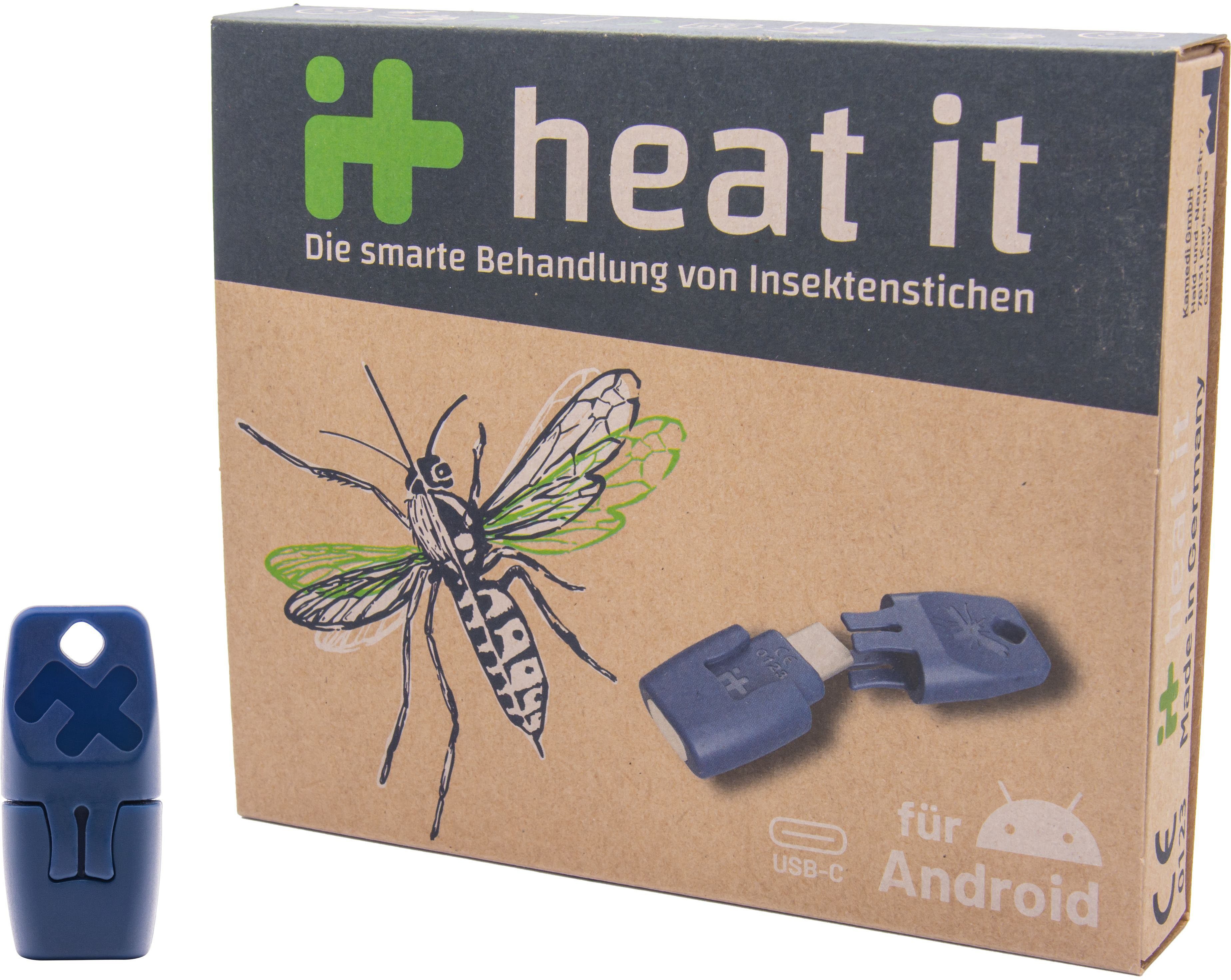 heat it Insektenstichheiler heat it - für Android, Smarte Behandlung von Insektenstichen