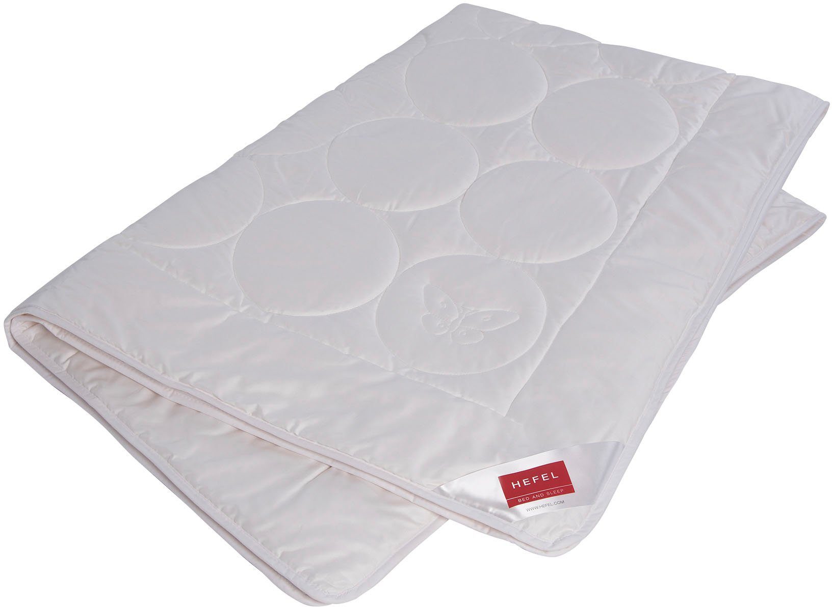 Naturfaserbettdecke, Silk Dream, Hefel, Bezug: 100% Baumwolle