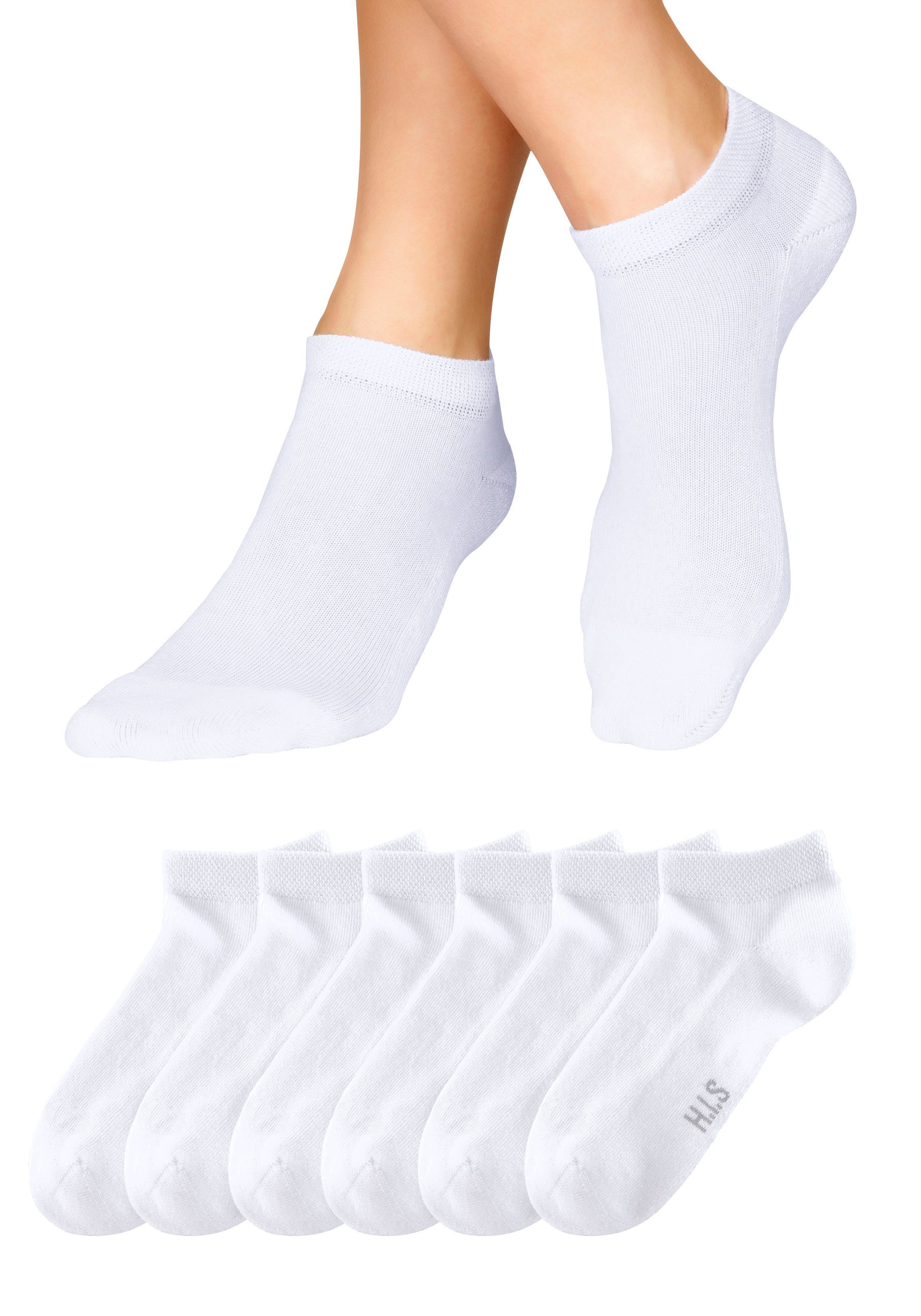 H.I.S Sneakersocken (Set, 6-Paar) mit weicher Frotteesohle