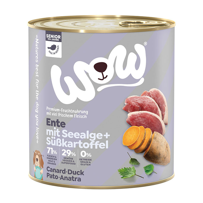 WOW Hundenassfutter WOW Senior 6x800g