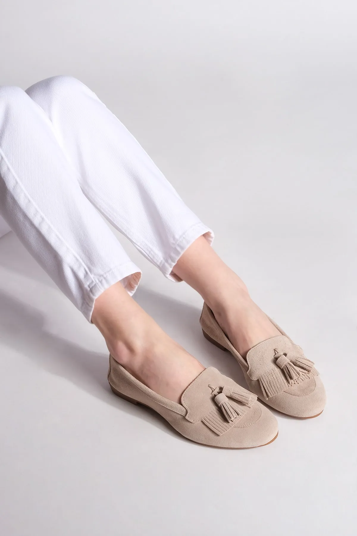 Marjin  Loafer - Beige - Flacher Absatz