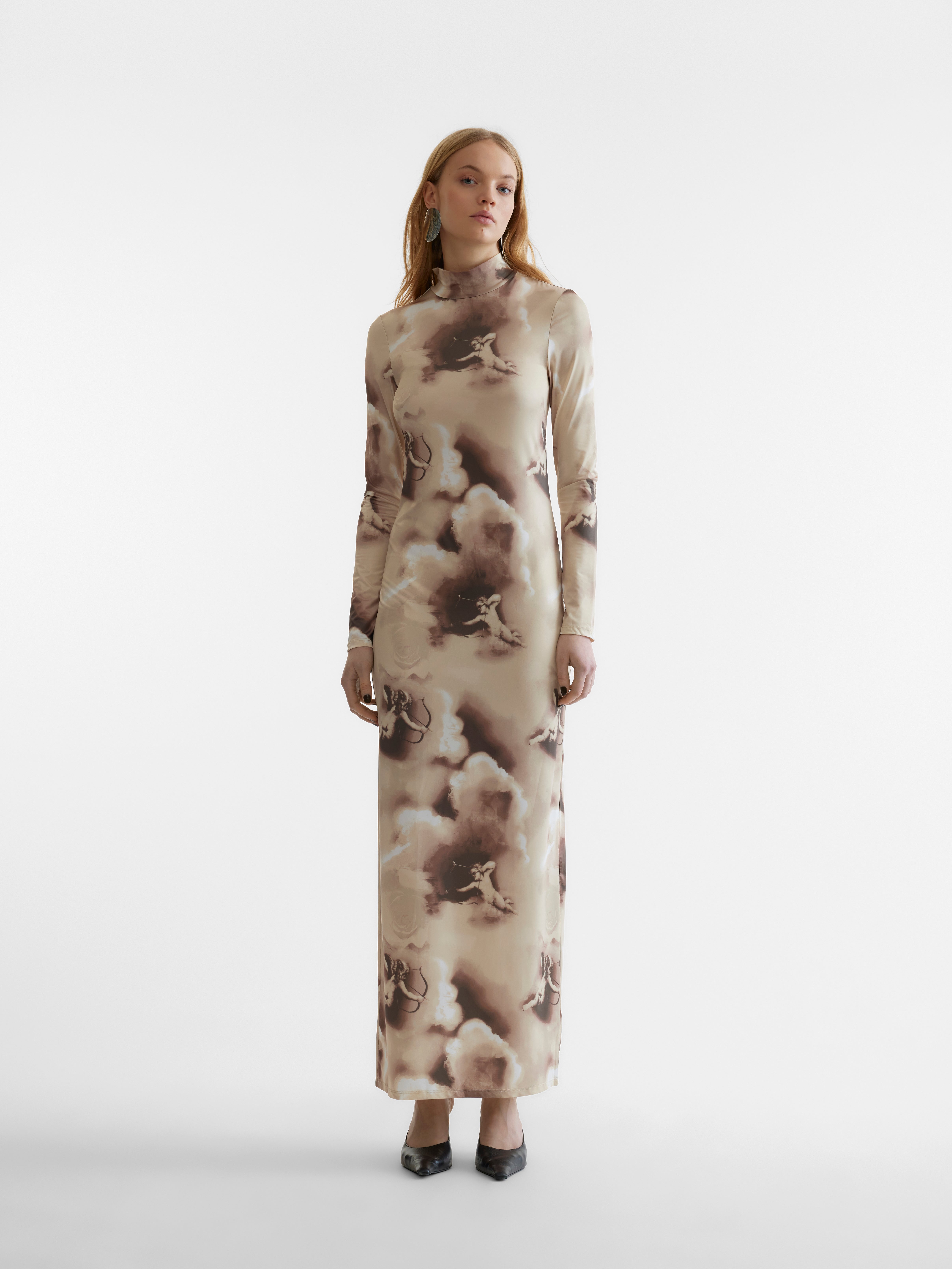 SOMETHINGNEW X THE ATELIER Langes Kleid