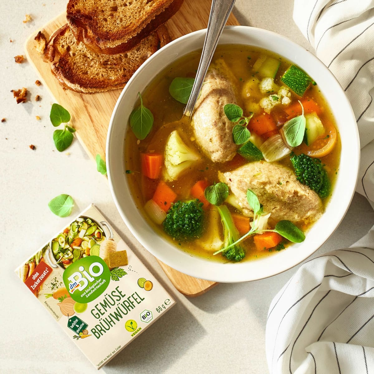 Gemüsebrühwürfel, glutenfrei, 66 g