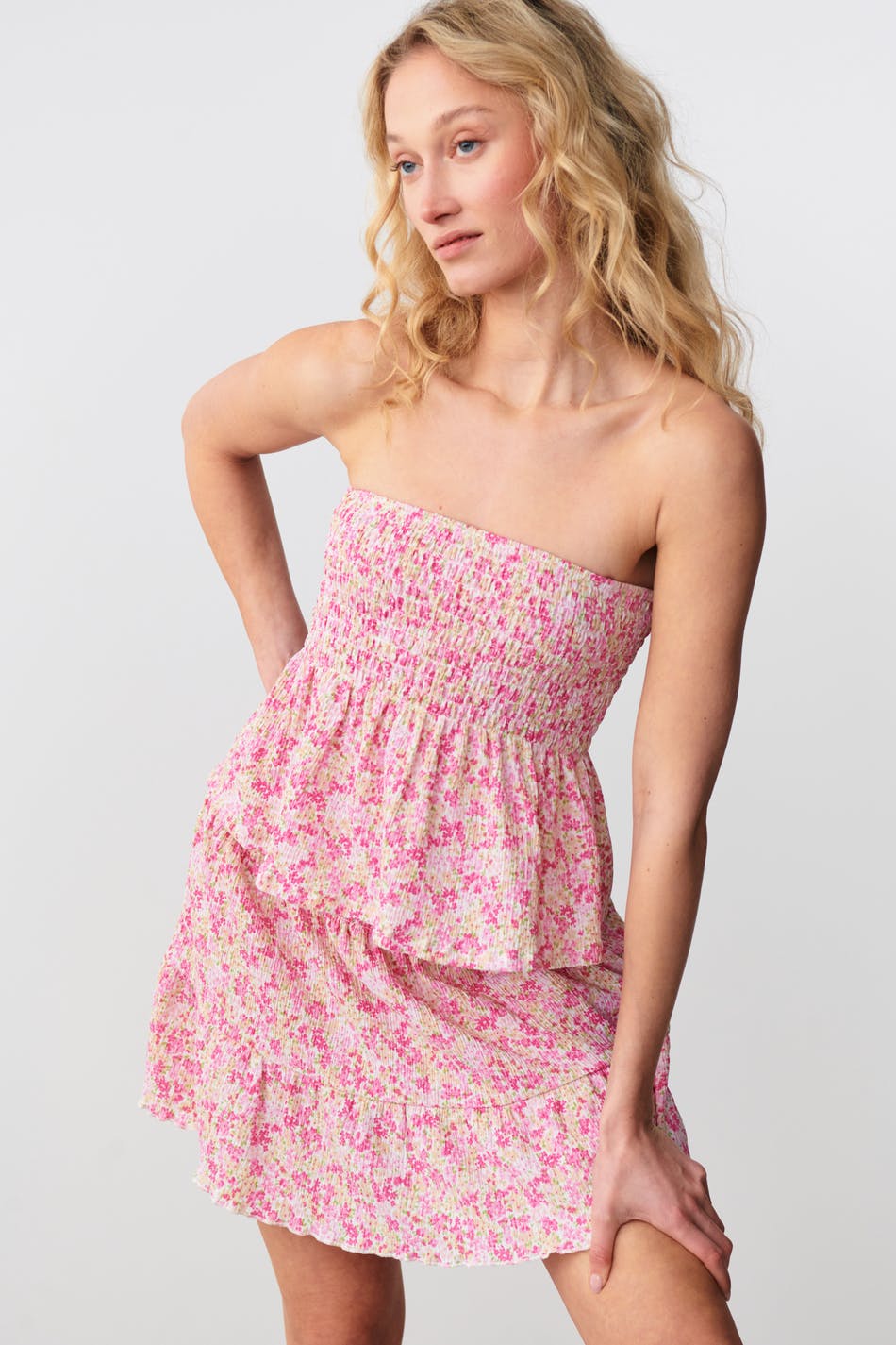 Short smock skirt