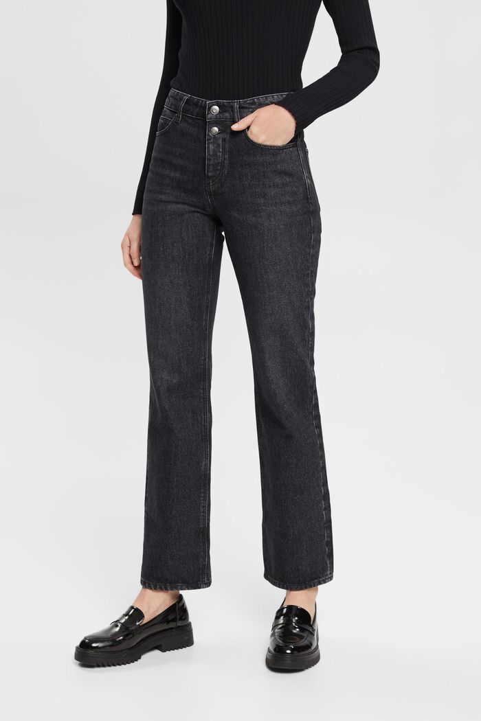 Mid-Rise-Western-Jeans im Bootcut
