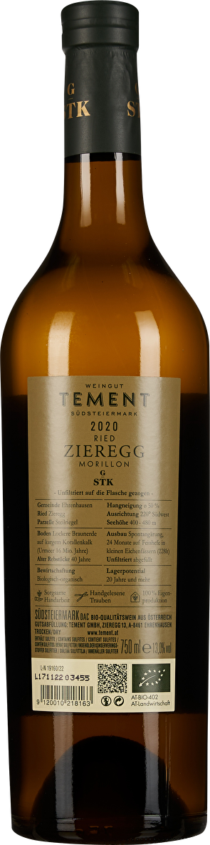 Tement Morillon Ried Zieregg Steilriegel Große STK Lage 2020