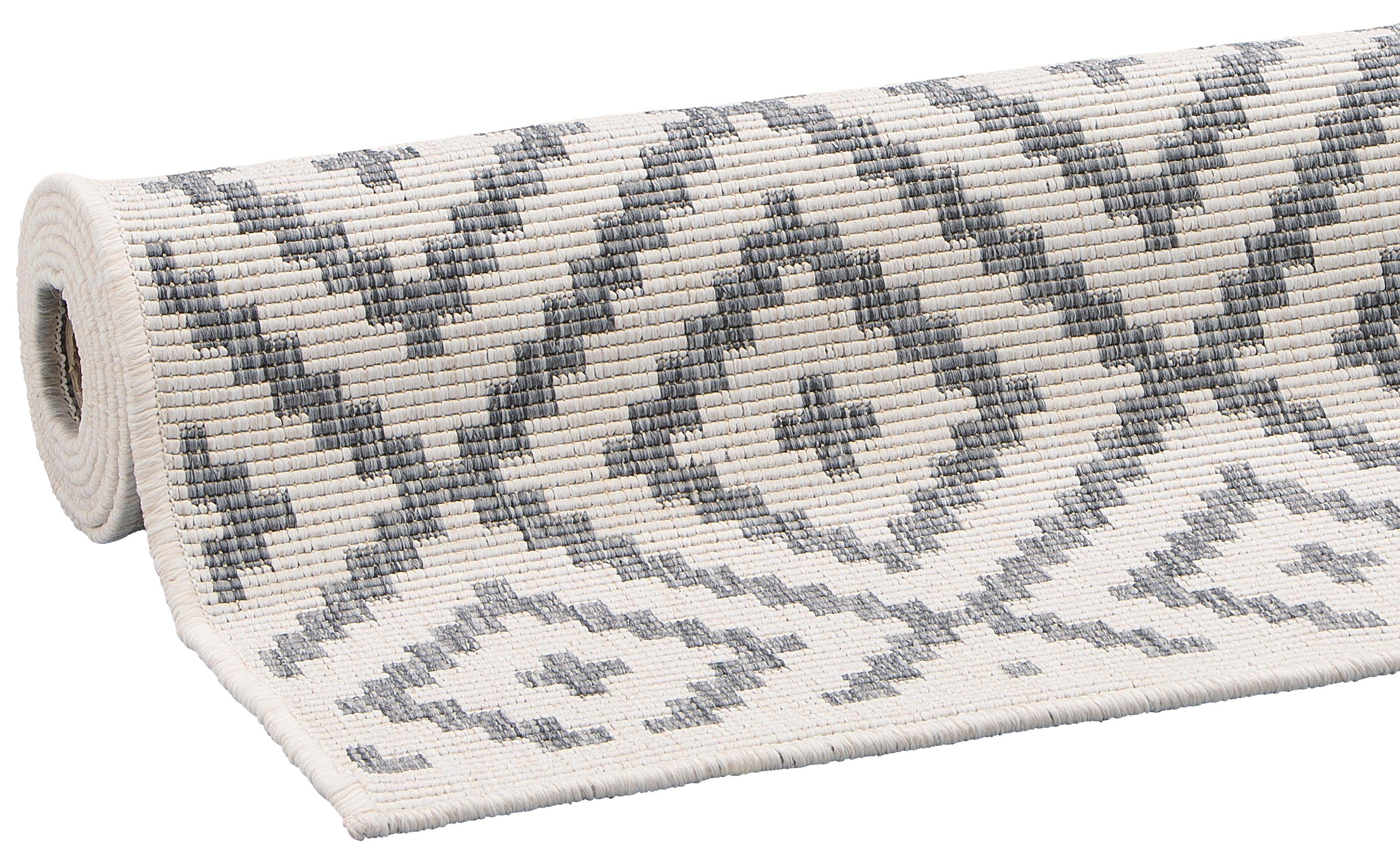Läufer Ronda Wendeteppich, my home, rechteckig, Höhe: 5 mm, Sisal-Optik, Flachgewebe, In- und Outdoor, geometrisches Boho Design