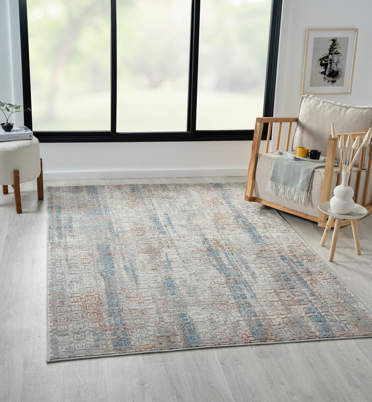 MyFlair Teppich Heather , 160cm x 230cm, Farbe Beige, rechteckig, Florhöhe 8mm