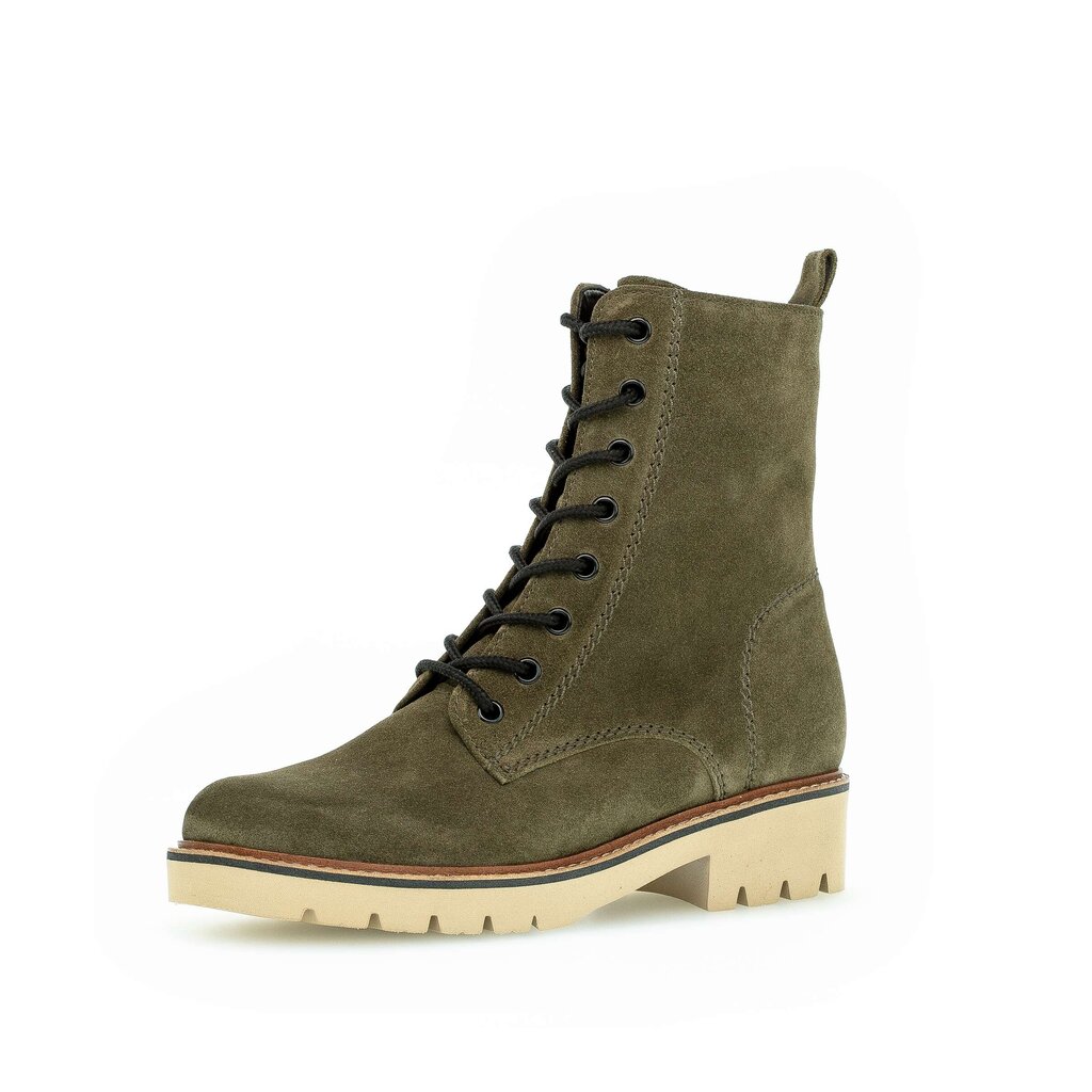 Gabor comfort Schnürstiefelette grün