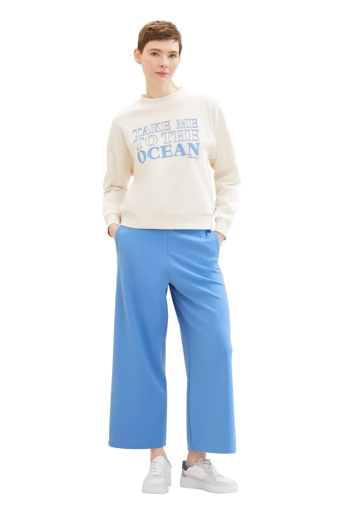 Tom Tailor Denim  Hose - Blau - Wide Leg