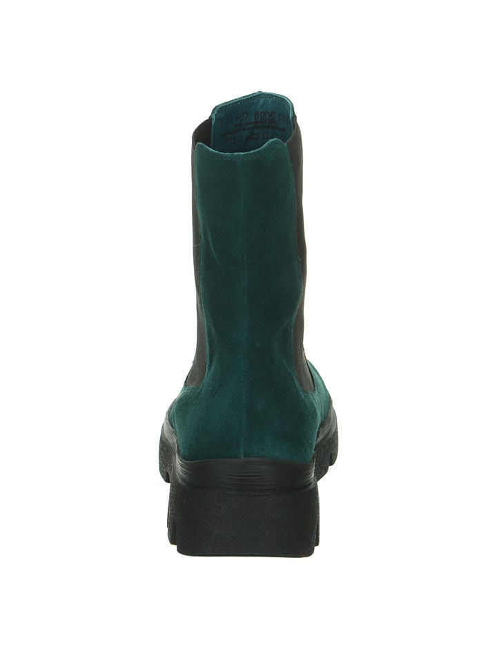 Think! Leder-Chelsea-Boots in Dunkelblau günstig kaufen
