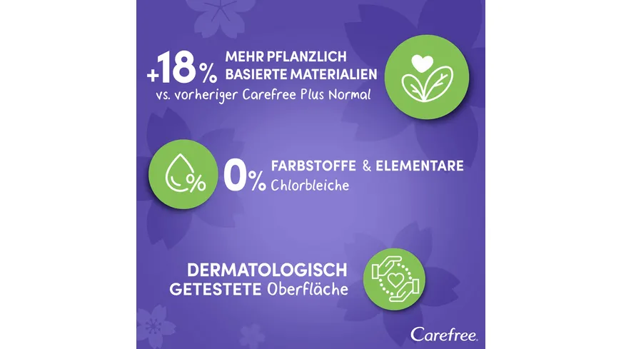 Carefree Plus Normal x56 Slipeinlagen leichter Duft