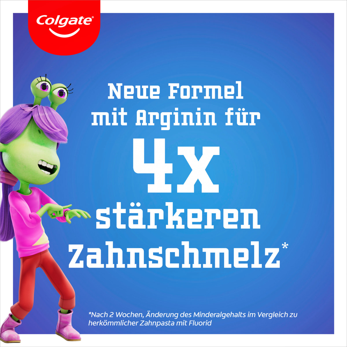 Zahnpasta Kinder, Junior Lächeln 6 bis 12 Jahre, 75 ml