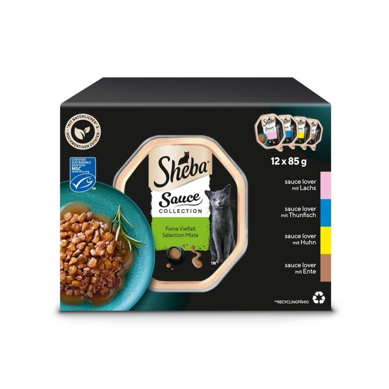 Multipack Sheba Varietäten Schälchen 32 x 85 g