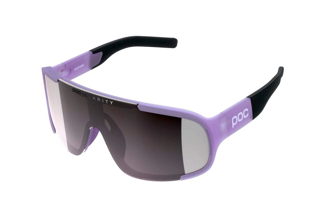 POC Aspire - Purple Quartz Translucent/Violet/Silver Mirror