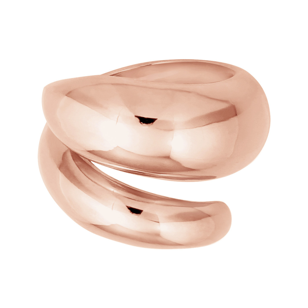 Nenalina Nenalina Bague Wickelring Glänzend Modern Statement 925 Silber Bague