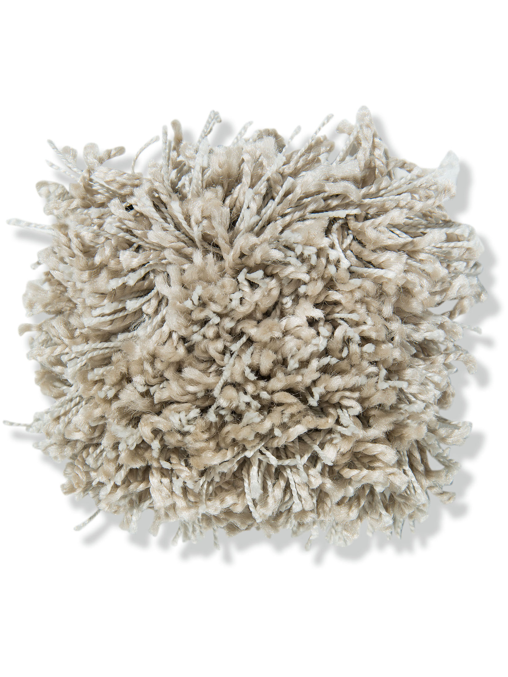 Luxury Shaggy Langflor-Teppichboden, Beige