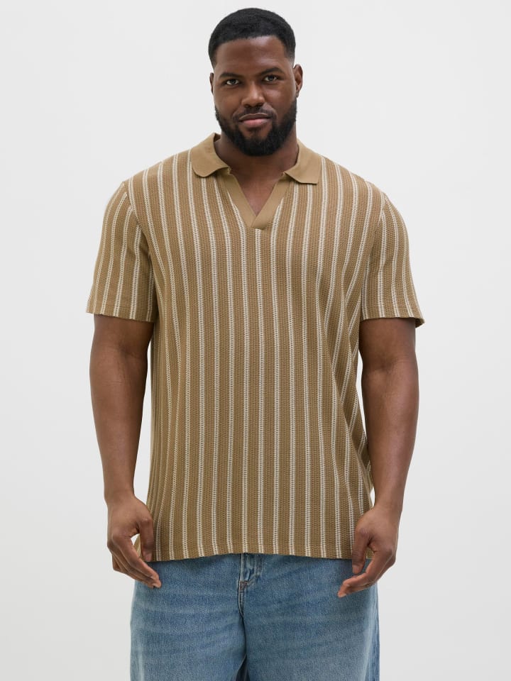 JACK & JONES PLUS Poloshirt in Elmwood günstig kaufen