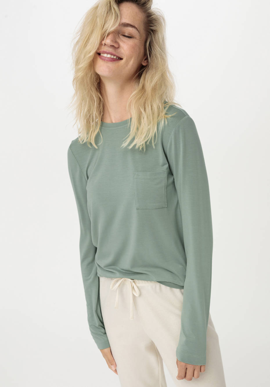 Langarm Schlafshirt aus Tencel™Modal