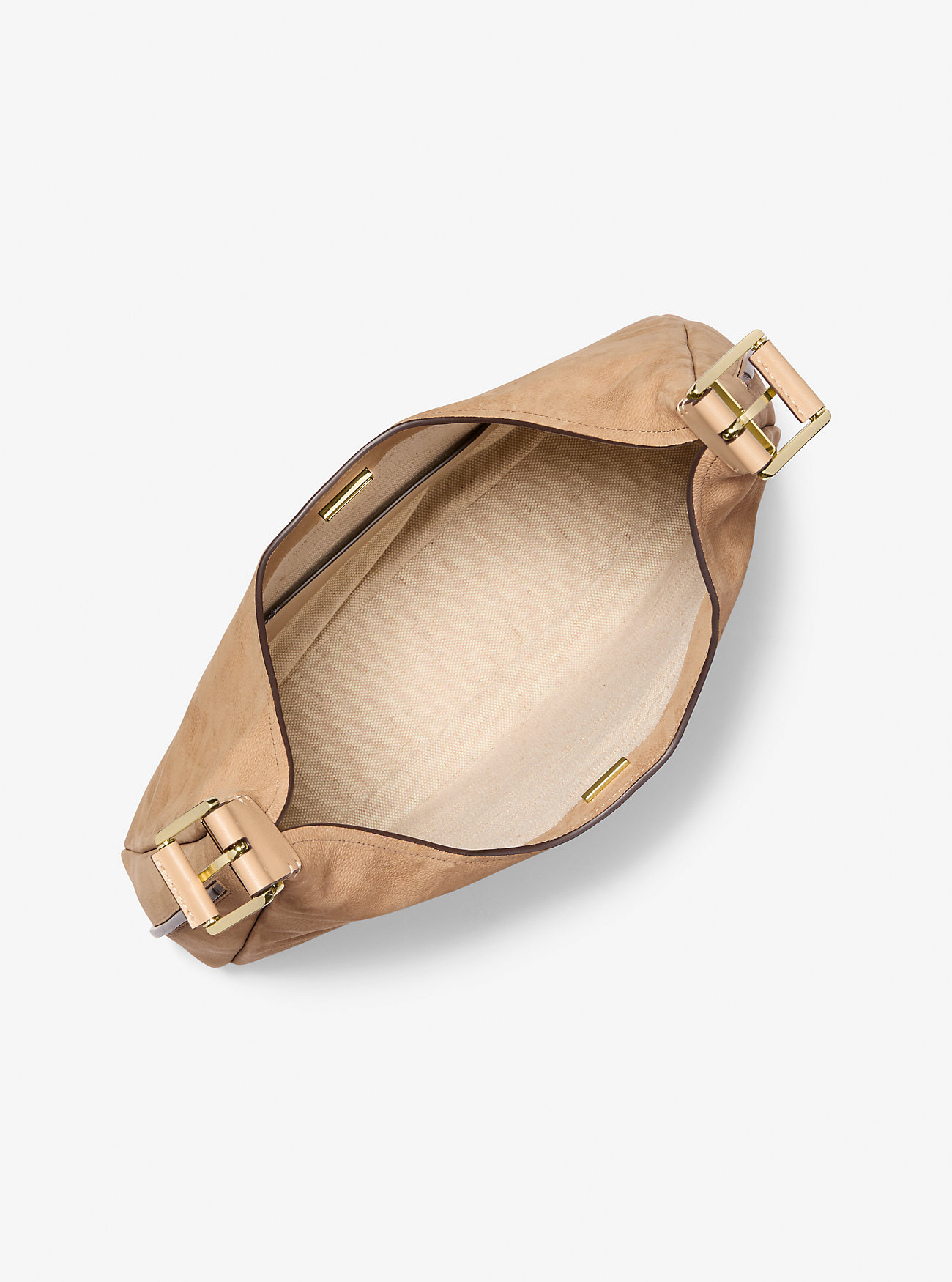 Nolita Stor Nubuck Hobo Skulderveske - CAMEL