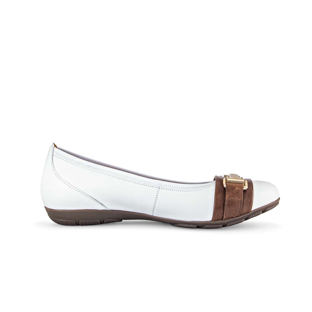 Gabor fashion Sportliche Ballerina weiß