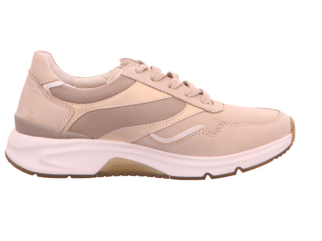 GABOR Freizeit Schnürer beige rollingsoft by Gabor Sneaker low 46.896.