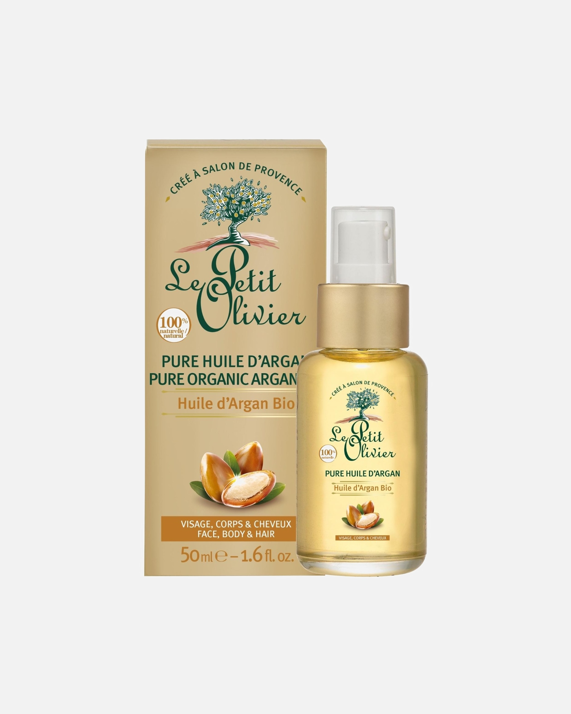 Aceite de argán puro Le Petit Olivier Aceite de argán orgánico