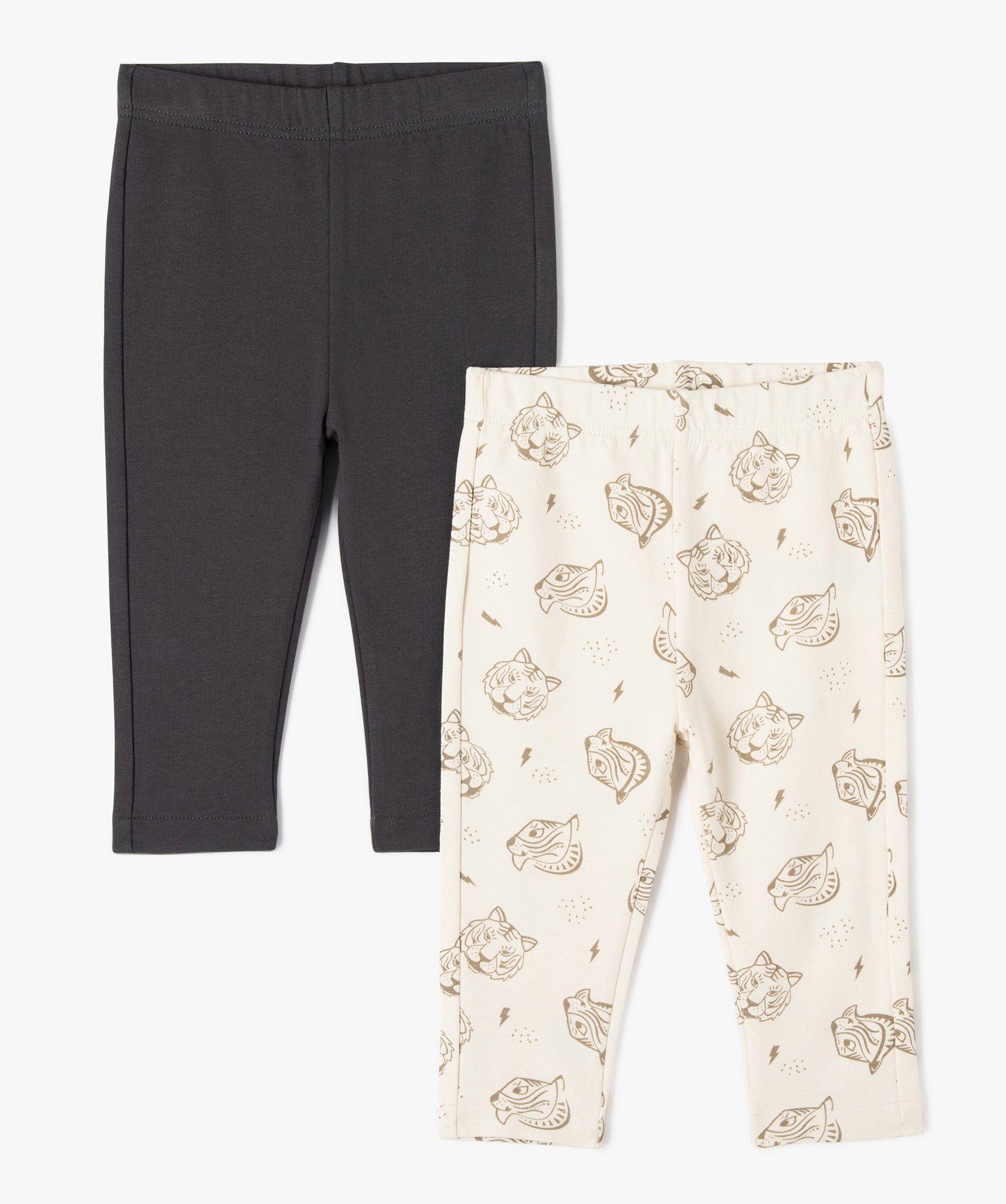 Pantalon bébé Garçon en maille à taille élastiquée (lo... ecru | GEMO