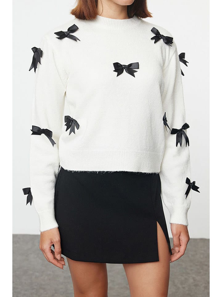 trendyol Pullover in Creme günstig kaufen