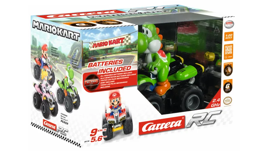 Carrera RC - 2,4GHz Mario Kart™, Yoshi - Quad