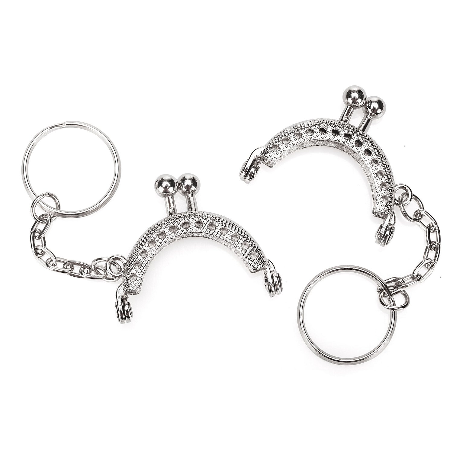 buttinette Mini-Taschenbügel, Größe: 4 x 3,4 cm, 2 Stück