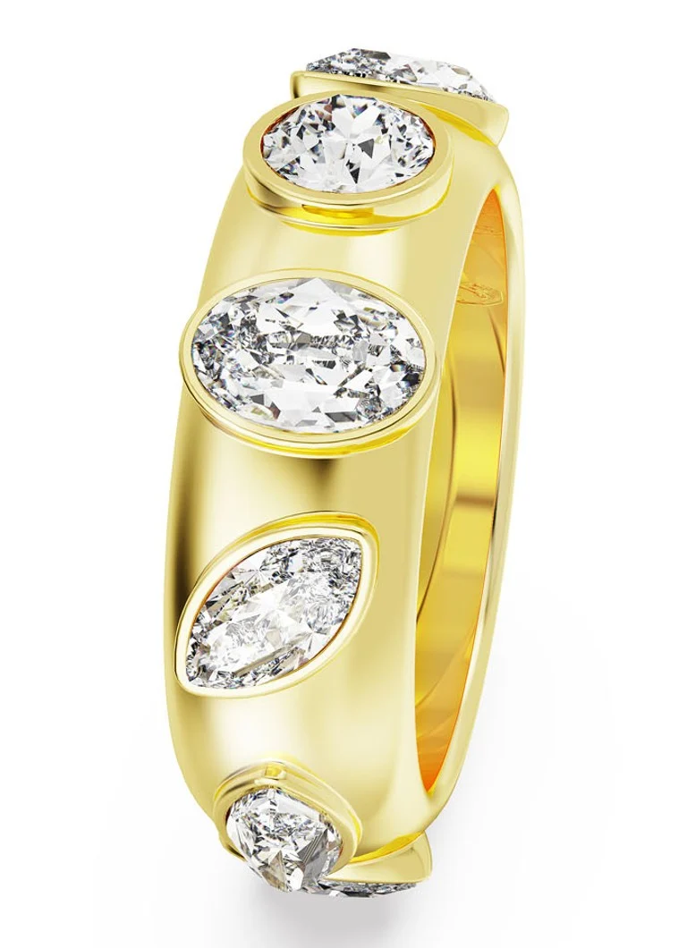 Inelul Swarovski al lui Dexter, placat cu aur, mărimea 58